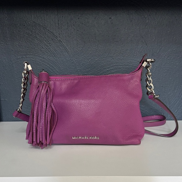 Michael Kors Vibrant Purple Crossbody Bag - Picture 1 of 5